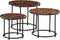 vidaXL - Tafeltjesset - 3 - st - massief - gerecycled - hout