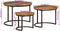 vidaXL - Tafeltjesset - 3 - st - massief - gerecycled - hout