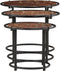 vidaXL - Tafeltjesset - 3 - st - massief - gerecycled - hout