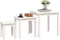 vidaXL - Tafeltjesset - 3 - st - massief - grenenhout - wit