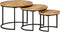 vidaXL - Tafeltjesset - 3 - st - massief - ruw - mangohout