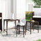 vidaXL - Tafeltjesset - 3 - st - poly - rattan - bruin