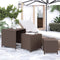 vidaXL - Tafeltjesset - 3 - st - poly - rattan - bruin