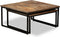 vidaXL - Tafeltjesset - massief - gerecycled - teakhout - 2-delig