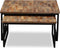 vidaXL - Tafeltjesset - massief - gerecycled - teakhout - 2-delig