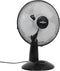 vidaXL Tafelventilator 3 snelheden 40 W 30 cm zwart
