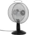 vidaXL Tafelventilator 3 snelheden 40 W 30 cm zwart