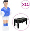 vidaXL - Tafelvoetbalspelers - voor - 12,7 - mm - staaf - 22 - st