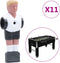 vidaXL - Tafelvoetbalspelers - voor - 15,9 - mm - staaf - 22 - st