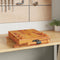 vidaXL - Tafelwerkbank - met - bankschroef - 52x44x9,5 - cm - massief - acaciahout