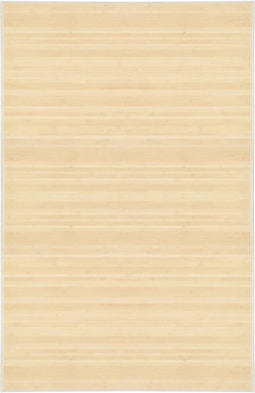 vidaXL - Tapijt - 100x160 - cm - bamboe - naturel
