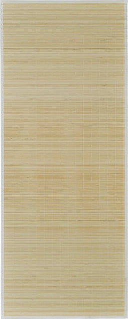 vidaXL - Tapijt - 160x230 - cm - bamboe - natuurlijk