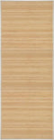 vidaXL - Tapijt - 80x200 - cm - bamboe - natuurlijk