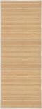 vidaXL - Tapijt - 80x200 - cm - bamboe - natuurlijk