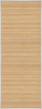 vidaXL - Tapijt - 80x200 - cm - bamboe - natuurlijk