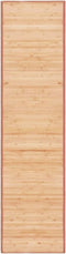vidaXL - Tapijt - 80x300 - cm - bamboe - bruin