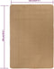 vidaXL - Tapijt - met - latex - onderkant - 120x180 - cm - jute - natuurlijk