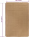 vidaXL - Tapijt - met - latex - onderkant - 180x250 - cm - jute