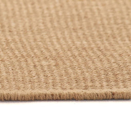vidaXL - Tapijt - met - latex - onderkant - 80x160 - cm - jute - natuurlijk