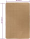vidaXL - Tapijt - met - latex - onderkant - 80x160 - cm - jute - natuurlijk