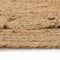 vidaXL - Tapijt - met - ontwerp - rond - 120 - cm - gevlochten - jute