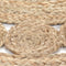 vidaXL - Tapijt - met - ontwerp - rond - 120 - cm - gevlochten - jute