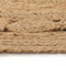 vidaXL - Tapijt - met - ontwerp - rond - 150 - cm - gevlochten - jute
