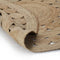 vidaXL - Tapijt - met - ontwerp - rond - 90 - cm - gevlochten - jute