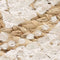 vidaXL - Tapijt - met - print - rond - 120 - cm - gevlochten - jute