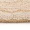 vidaXL - Tapijt - met - print - rond - 90 - cm - gevlochten - jute