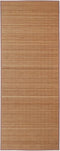 vidaXL - Tapijt - rechthoekig - 150x200 - cm - bamboe - bruin