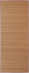 vidaXL - Tapijt - rechthoekig - 150x200 - cm - bamboe - bruin