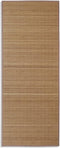 vidaXL - Tapijt - rechthoekig - 80x200 - cm - bamboe - bruin