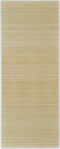 vidaXL - Tapijt - rechthoekig - 80x200 - cm - bamboe - naturel