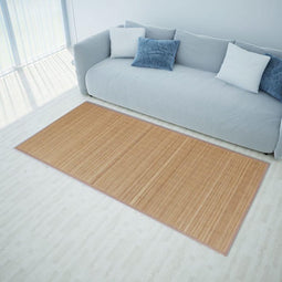 vidaXL - Tapijt - rechthoekig - 80x300 - cm - bamboe - bruin