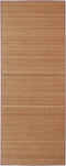 vidaXL - Tapijt - rechthoekig - 80x300 - cm - bamboe - bruin