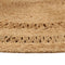 vidaXL - Tapijt - rond - 120 - cm - gevlochten - jute