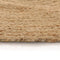vidaXL - Tapijt - rond - 150 - cm - gevlochten - jute