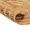 vidaXL - Tapijt - rond - 180 - cm - gevlochten - jute