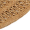 vidaXL - Tapijt - rond - 180 - cm - gevlochten - jute