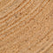 vidaXL - Tapijt - rond - 210 - cm - gevlochten - jute