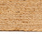 vidaXL - Tapijt - rond - 210 - cm - gevlochten - jute