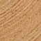 vidaXL - Tapijt - rond - 240 - cm - gevlochten - jute