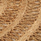 vidaXL - Tapijt - rond - 90 - cm - gevlochten - jute
