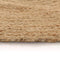 vidaXL - Tapijt - rond - 90 - cm - gevlochten - jute