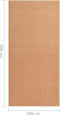 vidaXL - Tapijtloper - 100x200 - cm - BCF - beige
