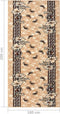 vidaXL - Tapijtloper - 100x200 - cm - BCF - beige