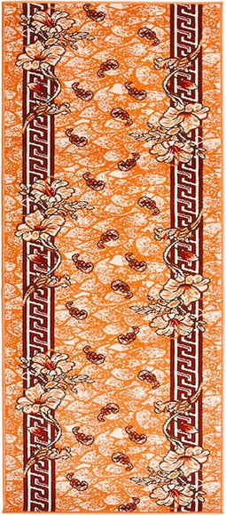 vidaXL - Tapijtloper - 100x300 - cm - BCF - terracottakleurig