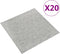 vidaXL - Tapijttegels - 20 - st - 5 - m² - 50x50 - cm - blauw