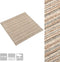 vidaXL - Tapijttegels - 20 - st - 5 - m² - 50x50 - cm - gestreept - beige
